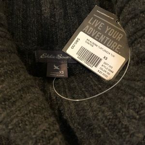Eddie Bauer, XS, gray tunic sweater